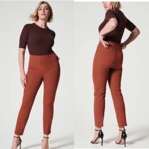 Spanx On The Go Pants in Bronze Glow size L